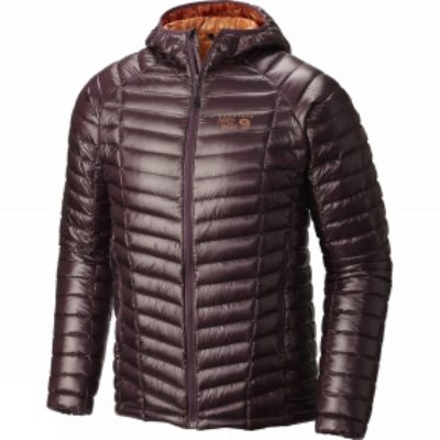 Mountain Hardwear Men's Ghost Whisperer Hooded Down Jacket Eggplant Mountain Hardwear Men's Ghost Whisperer Hooded Down Jacket Eggplant
